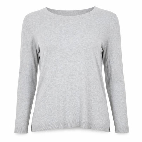 ASOS Women Grey Pullover Jumper UK 10 Long Sleeve Star Detail