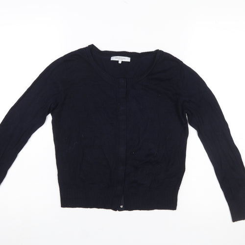 Great Plains Women's Black Knit Cotton Cardigan S
