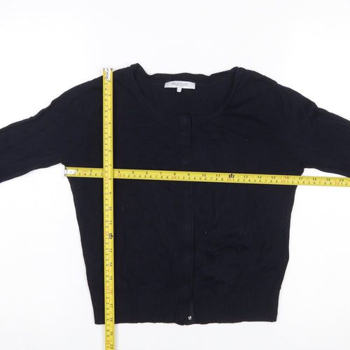 Great Plains Women's Black Knit Cotton Cardigan S