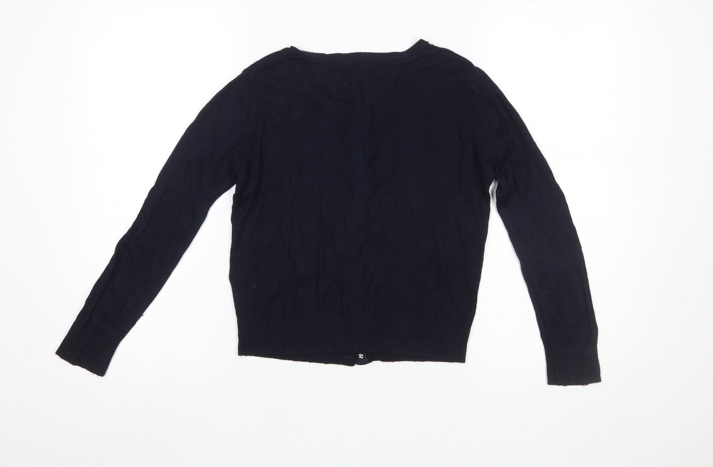 Great Plains Women's Black Knit Cotton Cardigan S