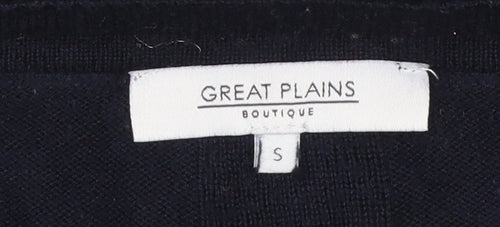Great Plains Women's Black Knit Cotton Cardigan S