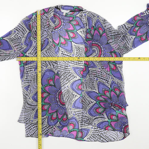 Marks and Spencer Per Una Women's Multicoloured Floral Tunic Blouse Size 12