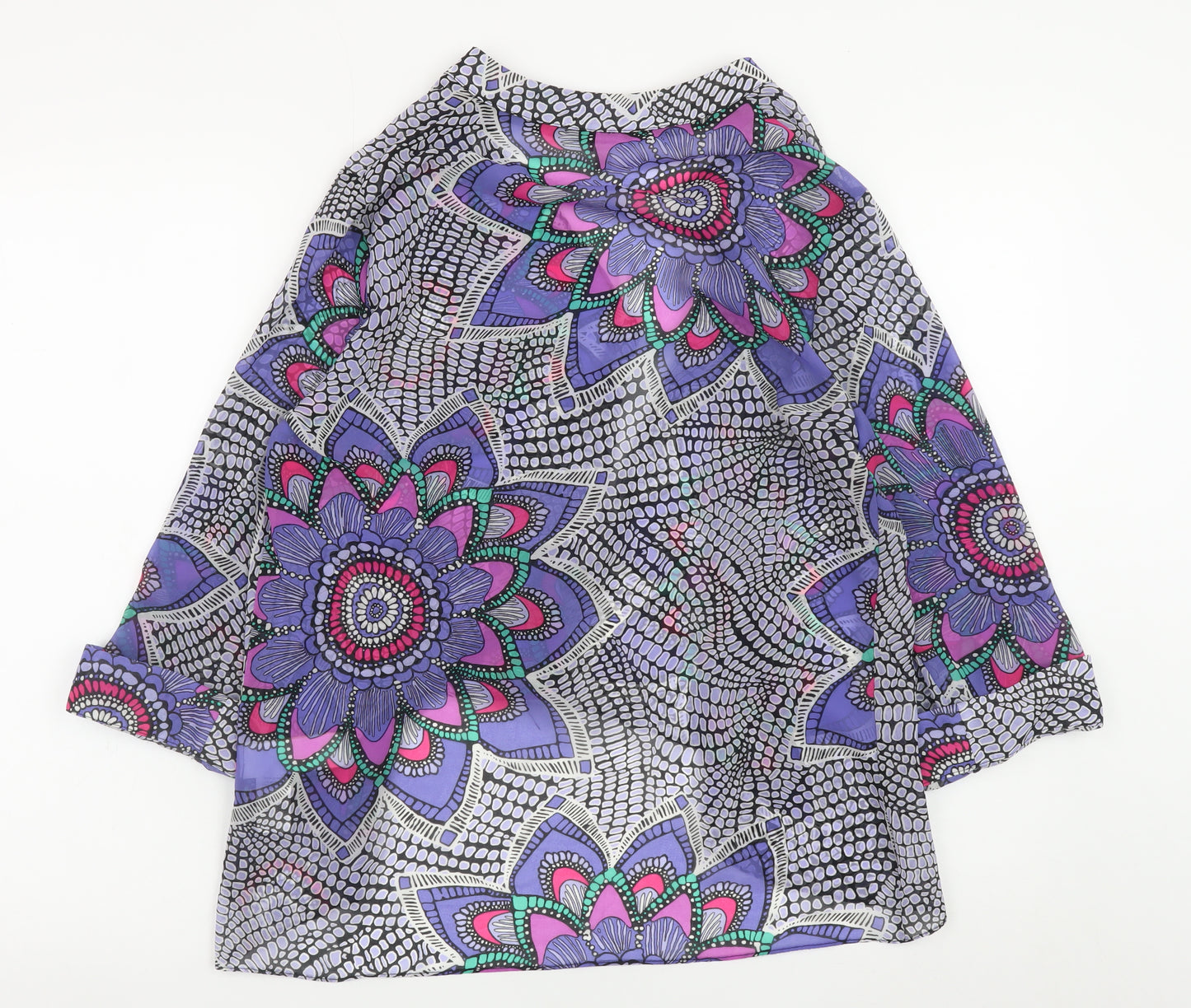 Marks and Spencer Per Una Women's Multicoloured Floral Tunic Blouse Size 12