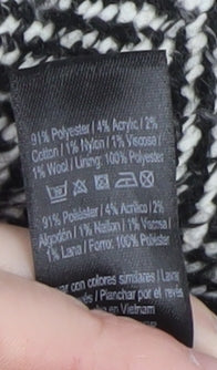 George Women’s Grey Herringbone Long Coat Size 18 Lined Tweed Overcoat