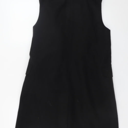 New Look Women’s Black Sleeveless Mid-Length Waistcoat Size 12