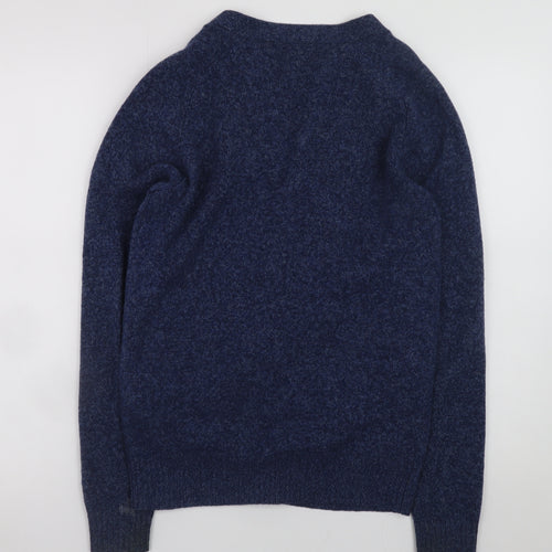 Uniqlo Women’s Blue Wool V-Neck Cardigan XS Knit
