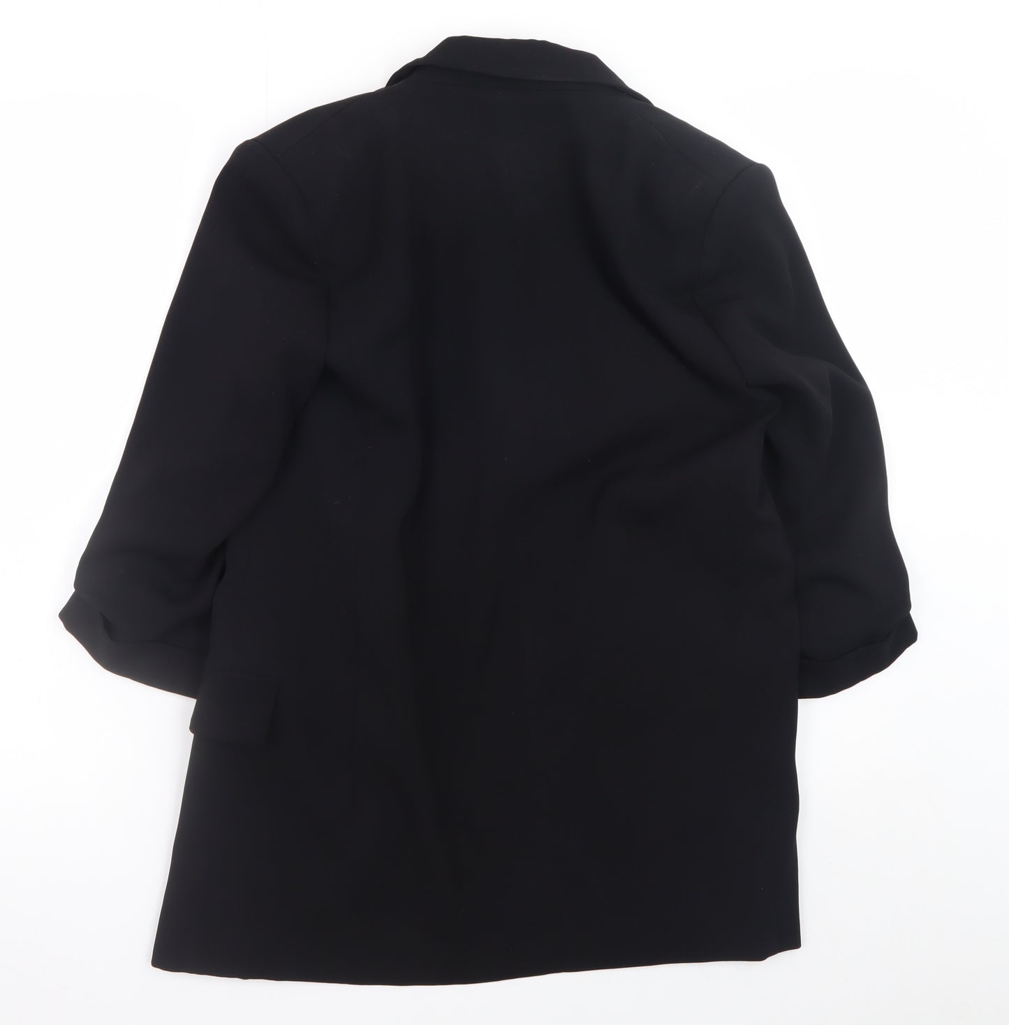 Zara Women's Black XS Classic Mid-Length Blazer Jacket