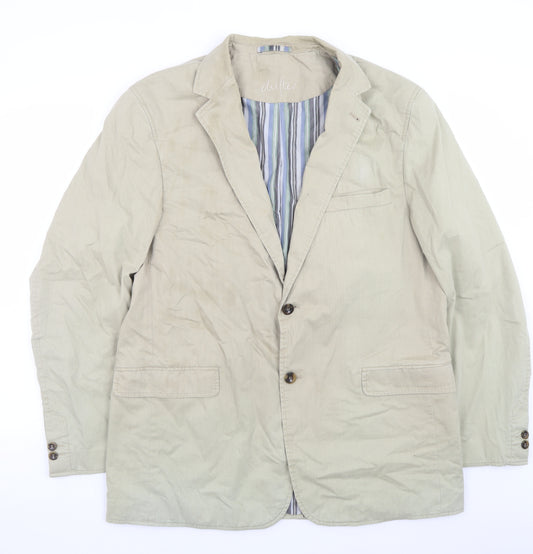 Daniel Grahame Drifter Men's Beige Cotton Blazer 44R Classic Fit