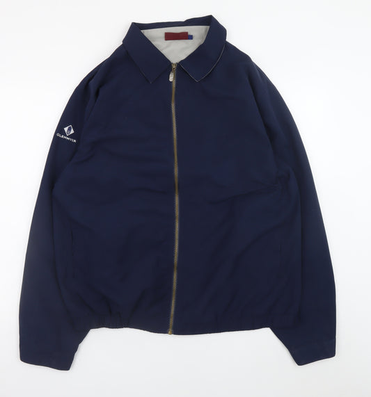 Glenmuir Men's Blue L Basic Full Zip Golf Jacket Size L