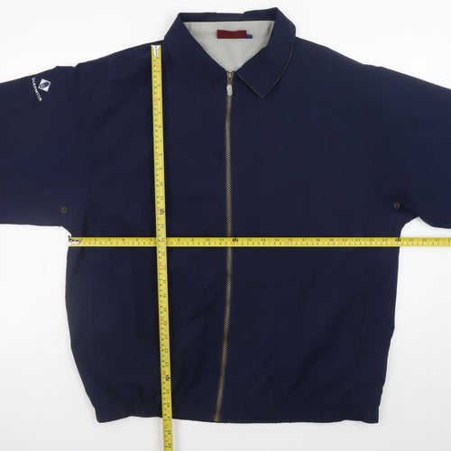 Glenmuir Men's Blue L Basic Full Zip Golf Jacket Size L