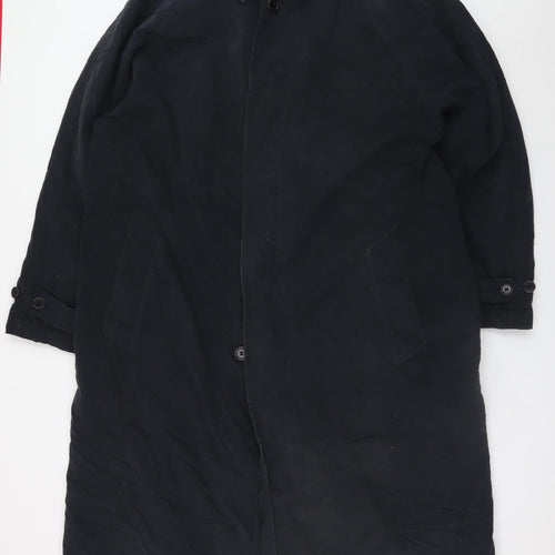 Marks and Spencer Men's Navy XL Classic Long Overcoat