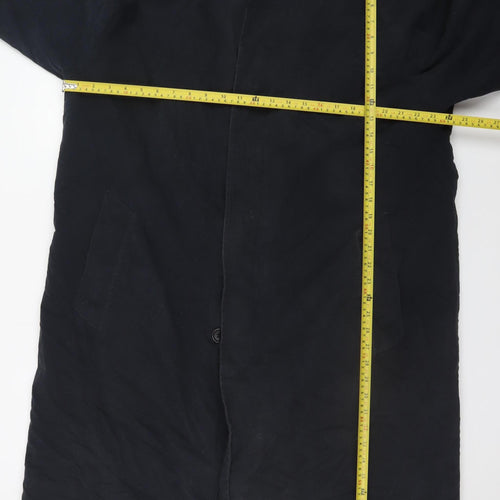 Marks and Spencer Men's Navy XL Classic Long Overcoat