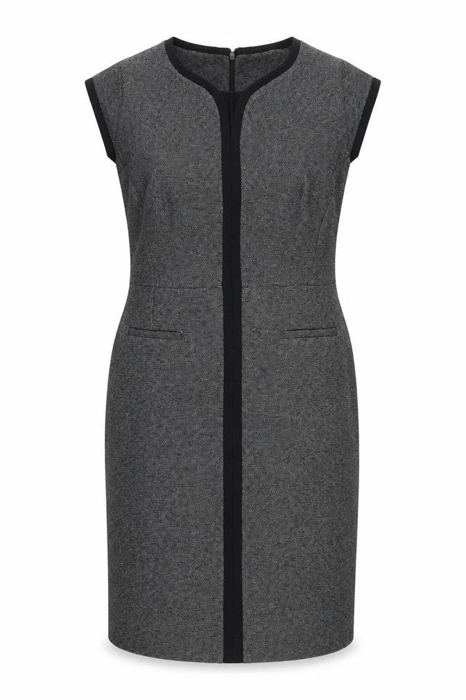 Tu Women’s Grey Sheath Knee Length Dress Size 14 Workwear