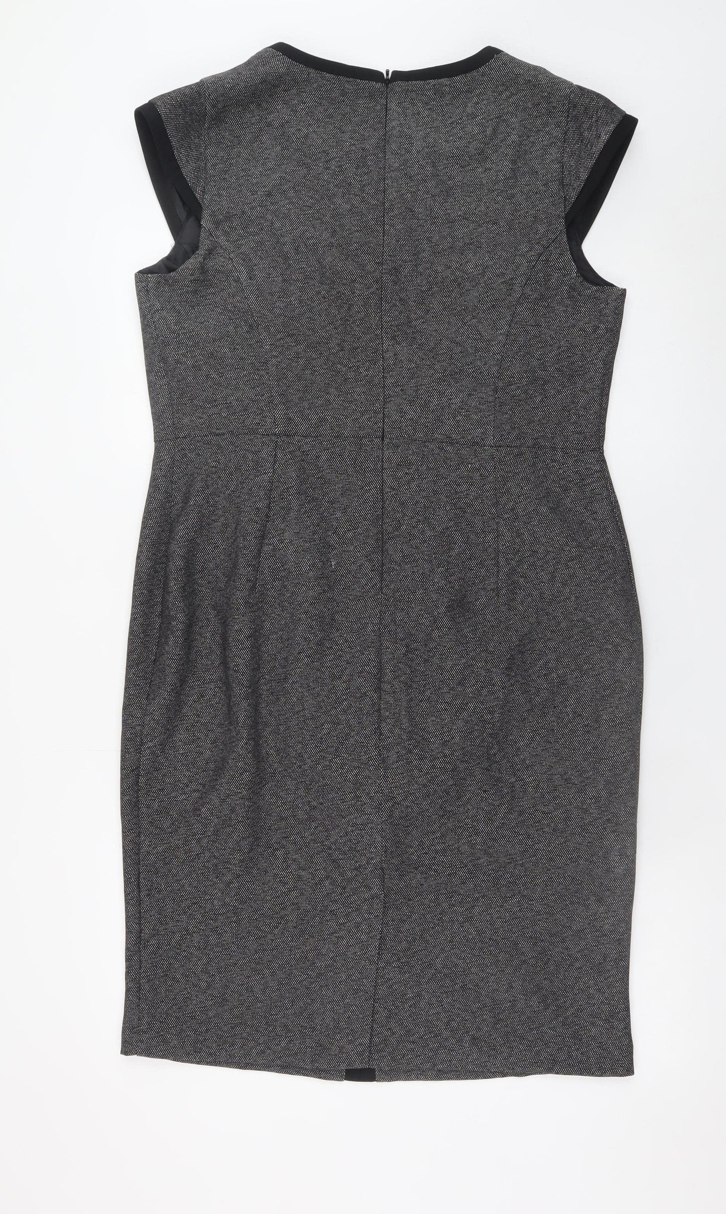 Tu Women’s Grey Sheath Knee Length Dress Size 14 Workwear