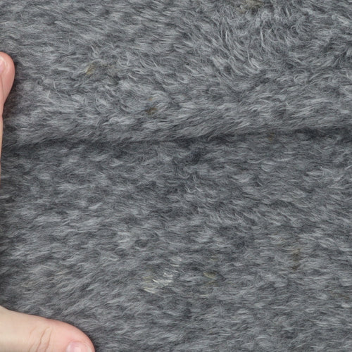 Four Seasons Women’s Grey Wool Look Overcoat Size S Lined Classic Style
