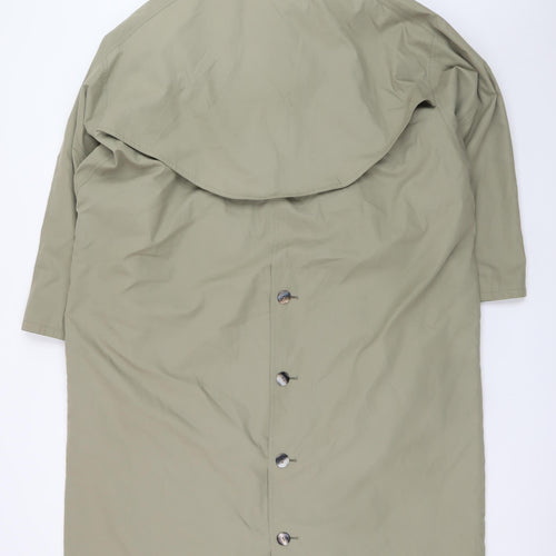 House of Fraser Women's Beige Long Trench Coat Size 14