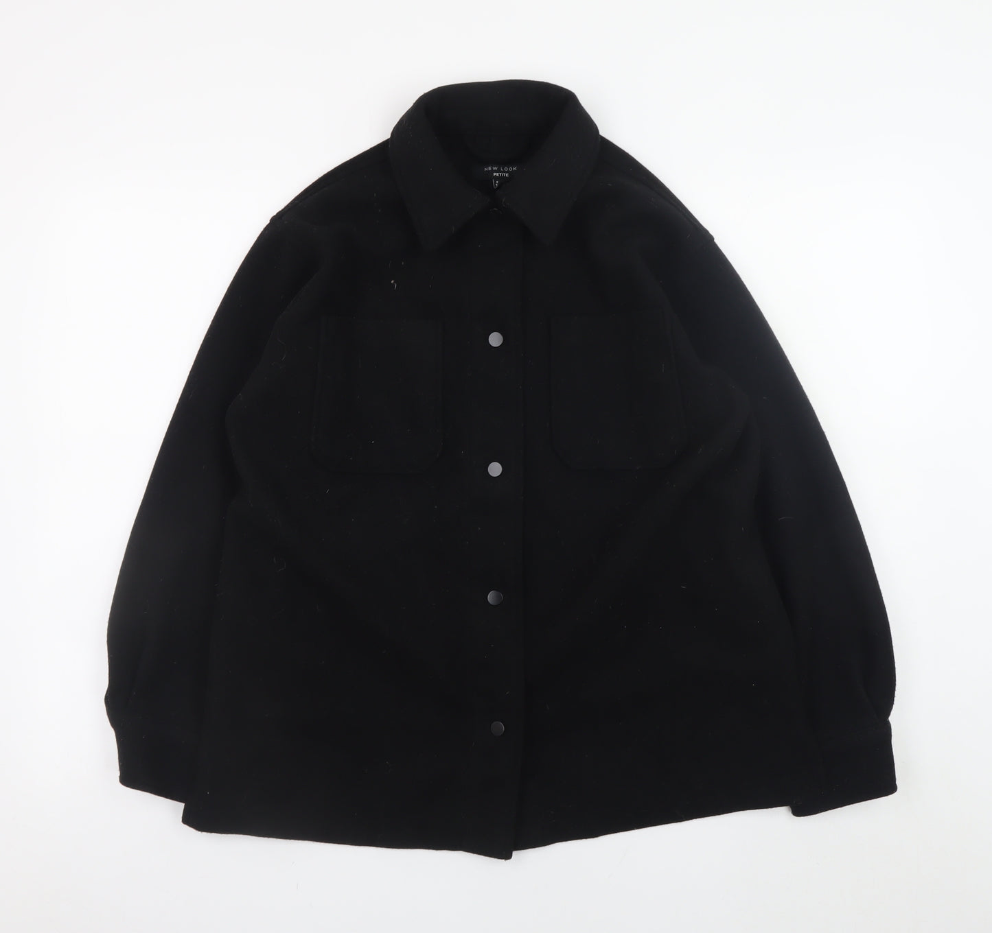 New Look Petite Women's Black Basic Jacket Size 8-10 Regular Fit