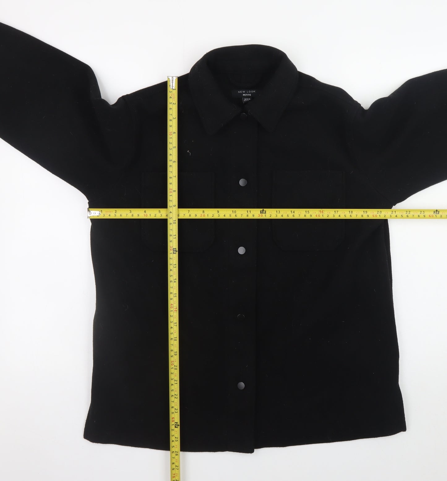 New Look Petite Women's Black Basic Jacket Size 8-10 Regular Fit