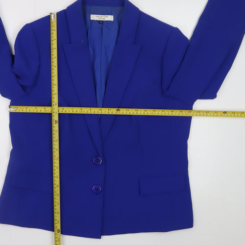John Lewis Women’s Blue Blazer Size 16 Classic Lined Formal Jacket