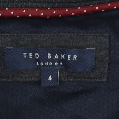 Ted Baker Men's Black Full Zip Sweatshirt Size L Regular Fit