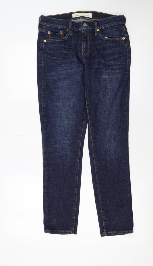 Gap 1969 Women's Blue Best Girlfriend Jeans Size 8 Regular Fit