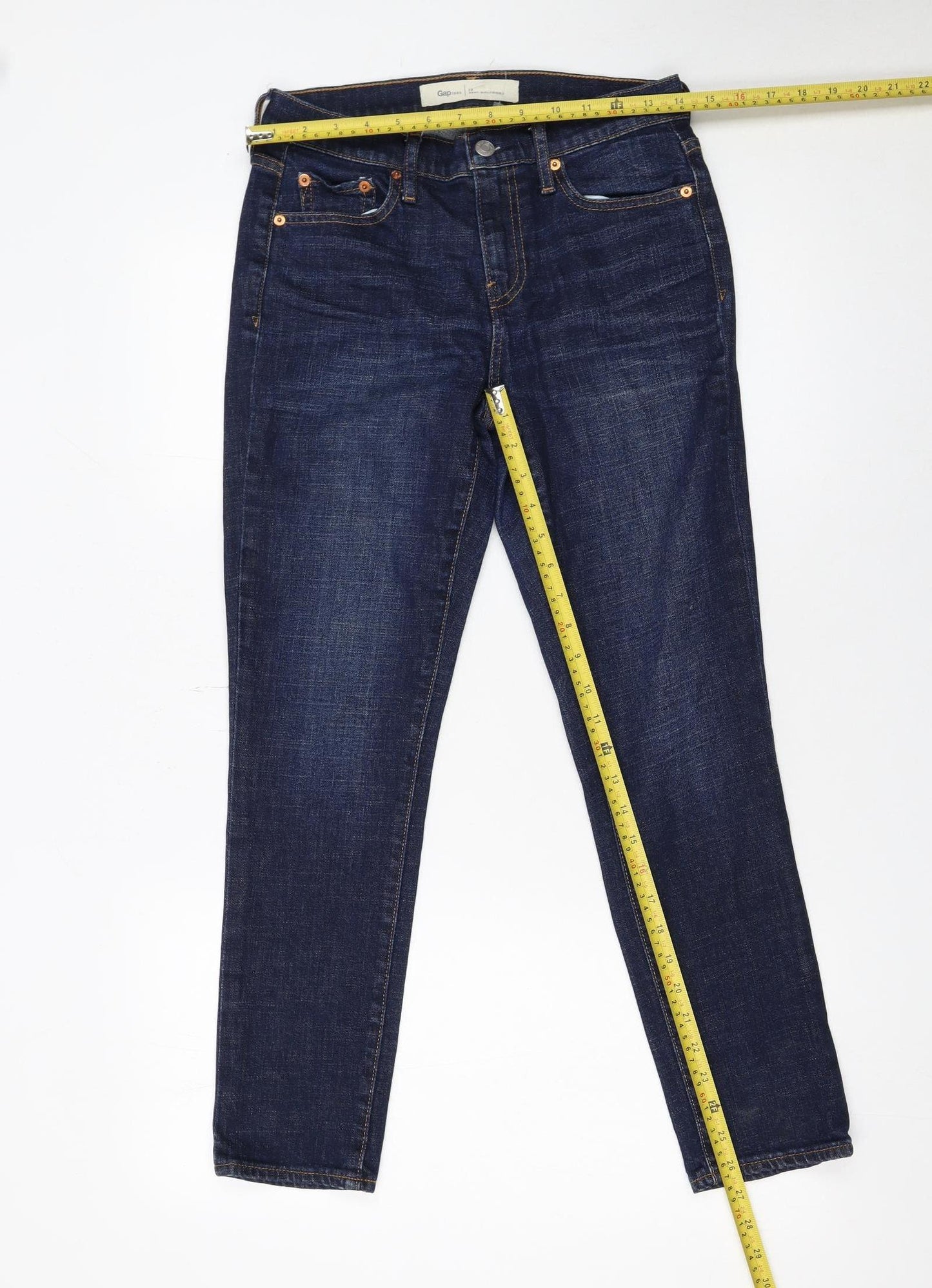 Gap 1969 Women's Blue Best Girlfriend Jeans Size 8 Regular Fit