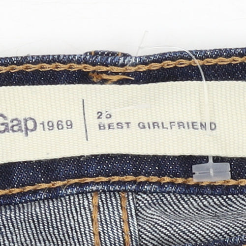 Gap 1969 Women's Blue Best Girlfriend Jeans Size 8 Regular Fit