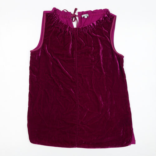 Jigsaw Women’s Purple Velvet Camisole Tank Top Size S
