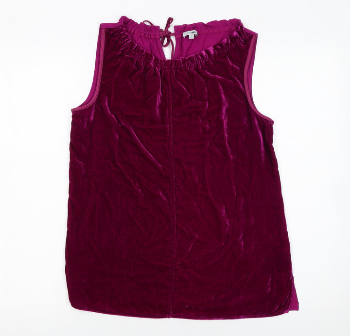 Jigsaw Women’s Purple Velvet Camisole Tank Top Size S