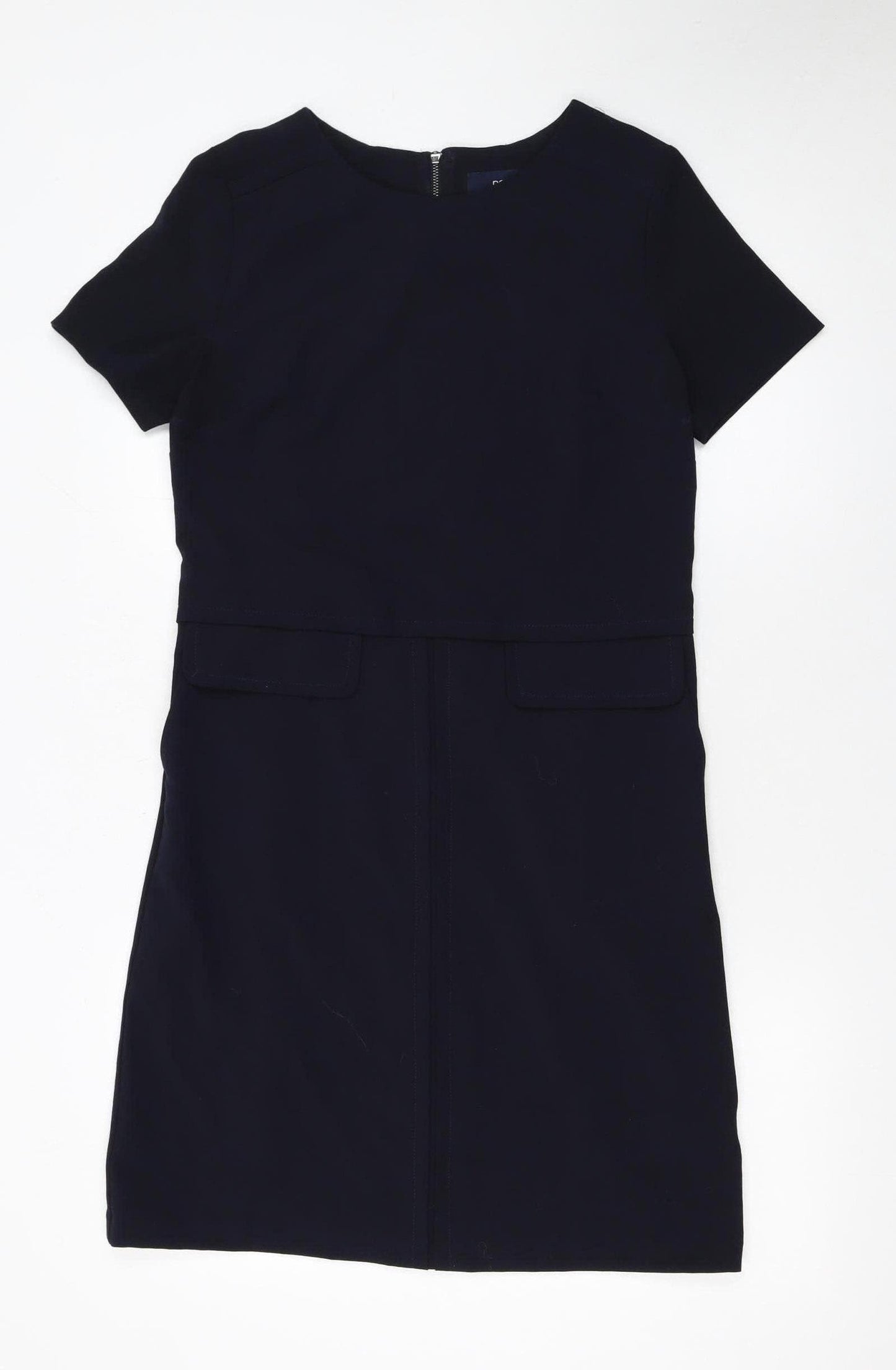 Next Women’s Black Short Sleeve Shift Dress Size 8