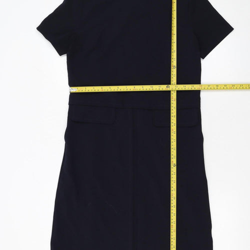 Next Women’s Black Short Sleeve Shift Dress Size 8