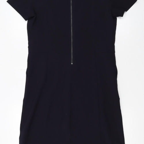 Next Women’s Black Short Sleeve Shift Dress Size 8