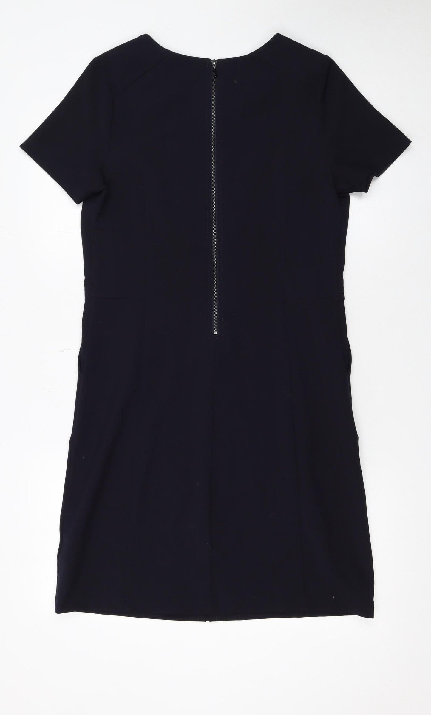 Next Women’s Black Short Sleeve Shift Dress Size 8