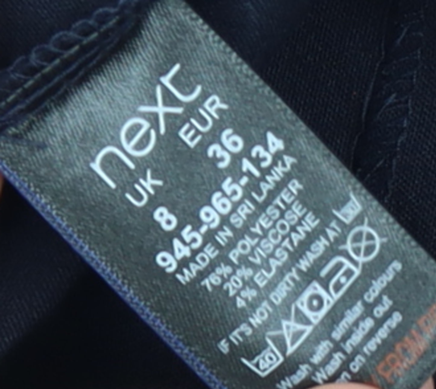 Next Women’s Black Short Sleeve Shift Dress Size 8
