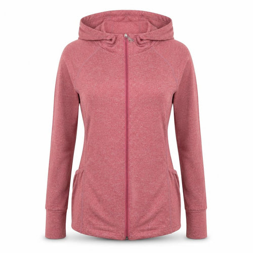 Sykooria Women's Pink Full Zip Hooded Sweatshirt Size M