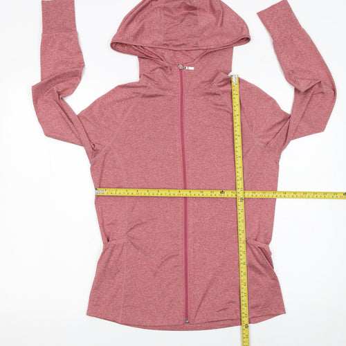 Sykooria Women's Pink Full Zip Hooded Sweatshirt Size M