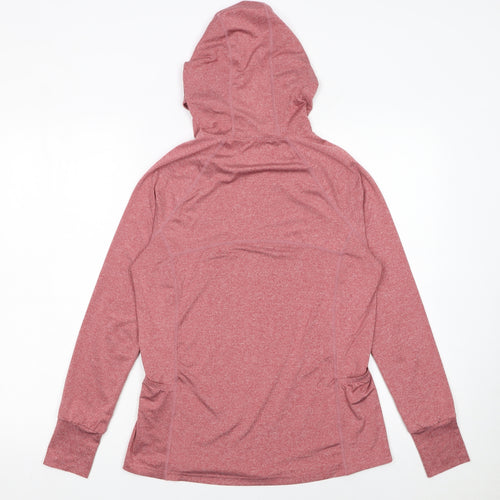 Sykooria Women's Pink Full Zip Hooded Sweatshirt Size M