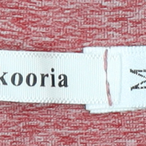 Sykooria Women's Pink Full Zip Hooded Sweatshirt Size M