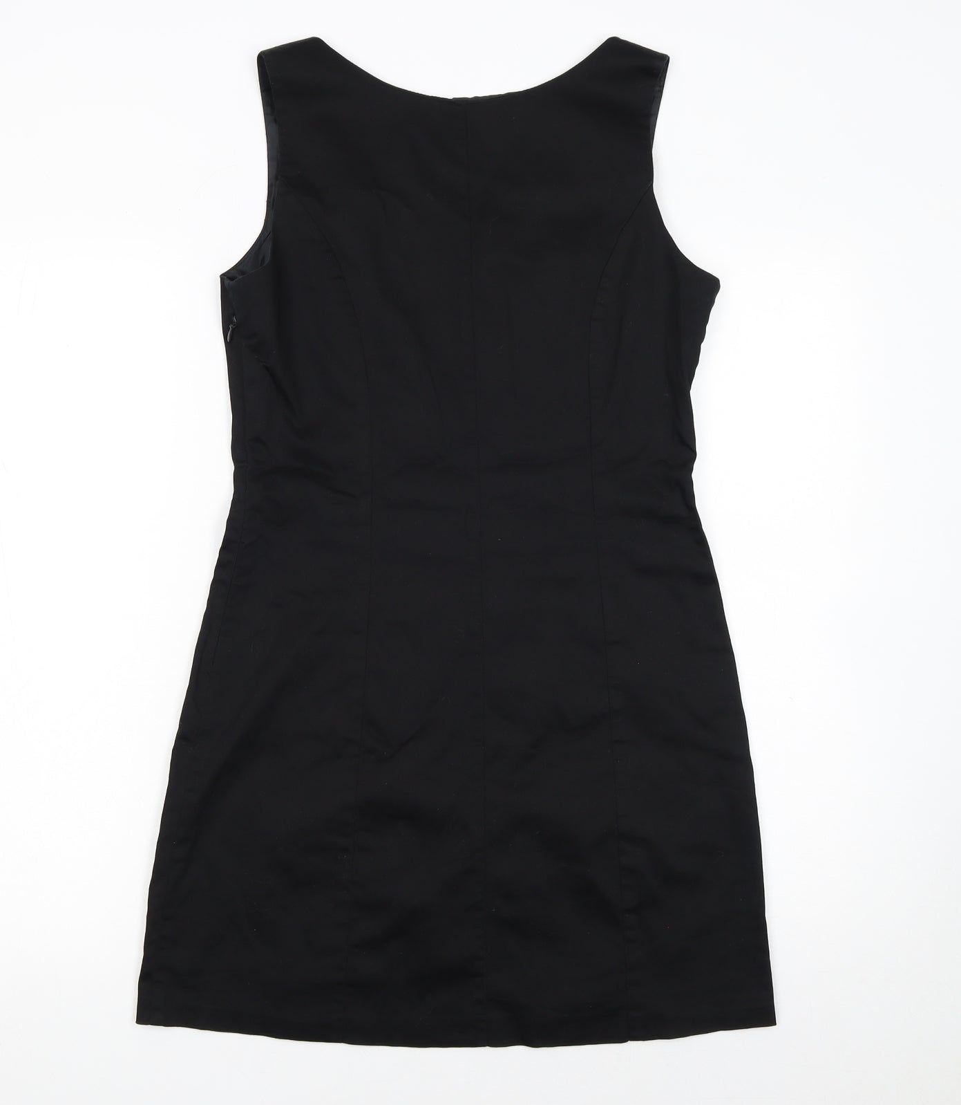 Dorothy Perkins Women's Black Sleeveless Sheath Work Dress Size 10