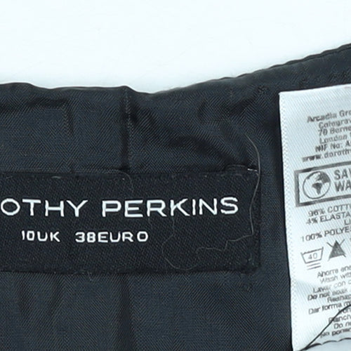 Dorothy Perkins Women's Black Sleeveless Sheath Work Dress Size 10