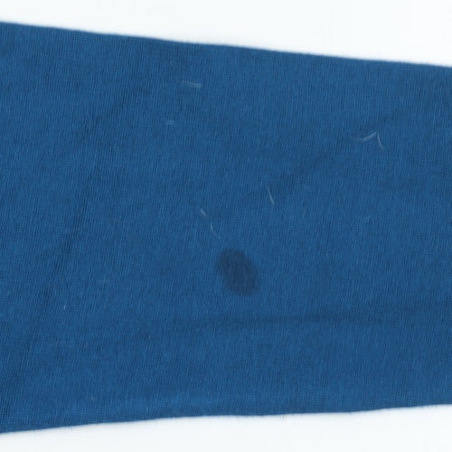 M&Co Women’s Blue Roll Neck Pullover Jumper XL Knit Long Sleeve