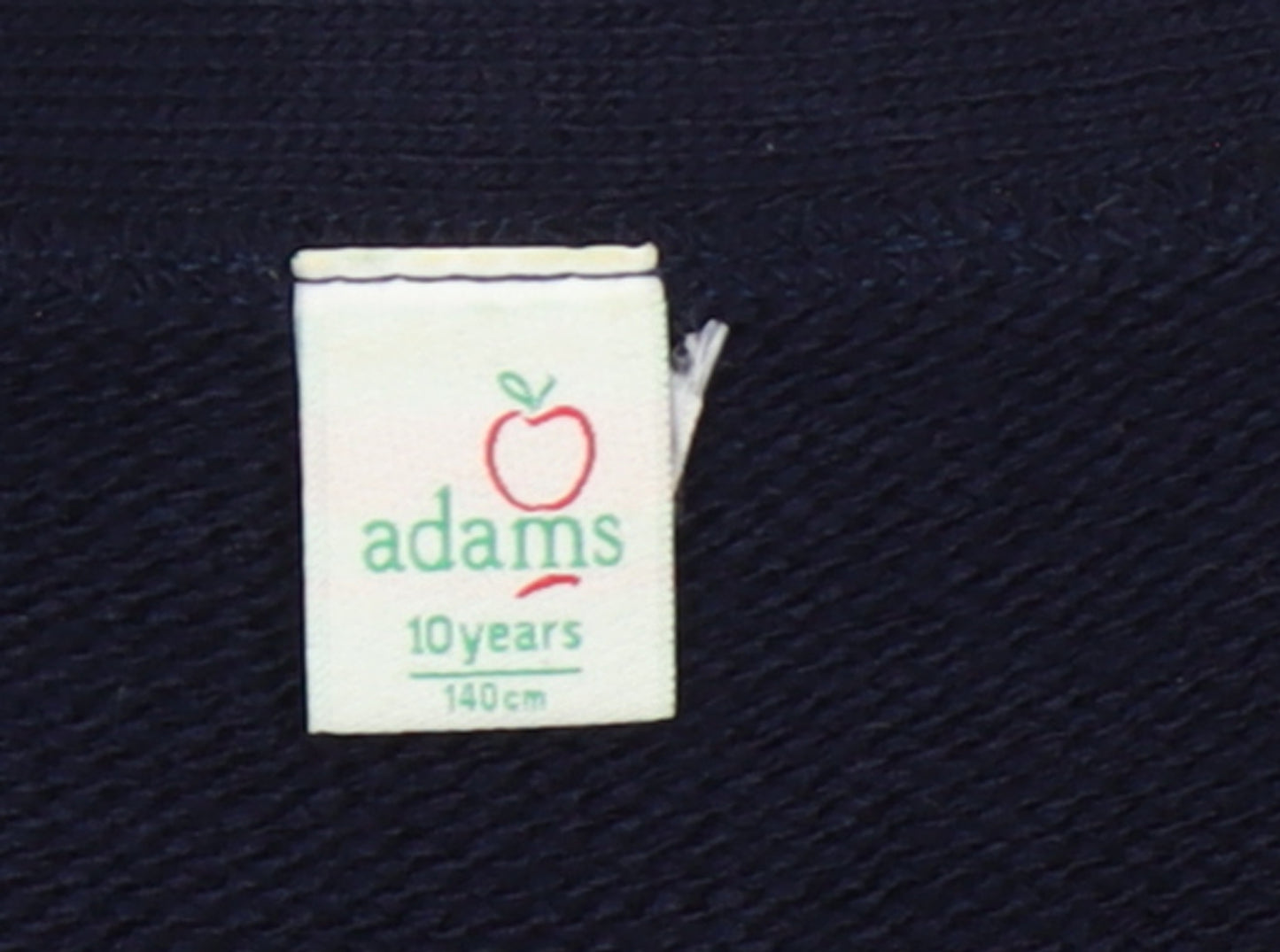 Adams Girls Blue Acrylic Button-Up Knit Cardigan 10 Years