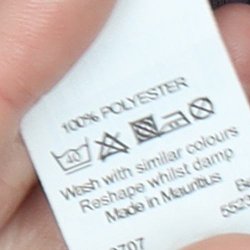 River Island Women's Purple Button-Up Collared Sleeveless Blouse Size 8