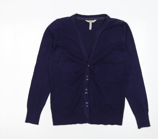 Pepperberry Women Navy Blue Size 12 Cardigan Really/Super Curvy