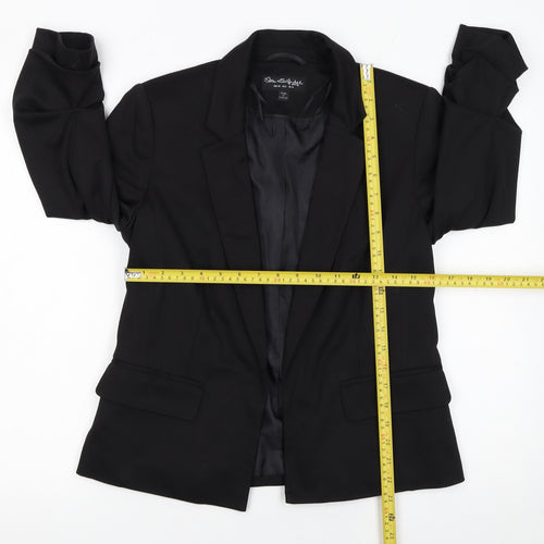 Miss Selfridge Women Black Size 10 Classic Blazer Jacket