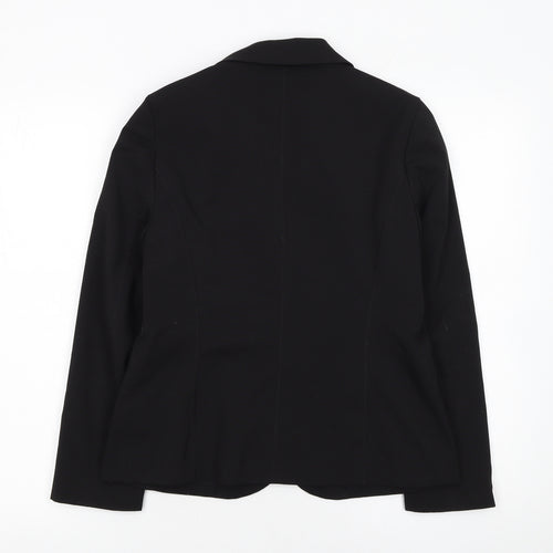 Covington Women Black Petite 4P Stretch Blazer Jacket