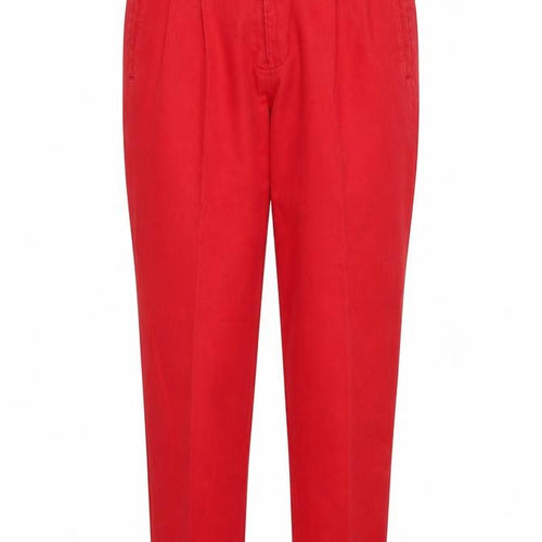 Gardeur Womens Red Cotton Tapered Classic Jeans Size 12