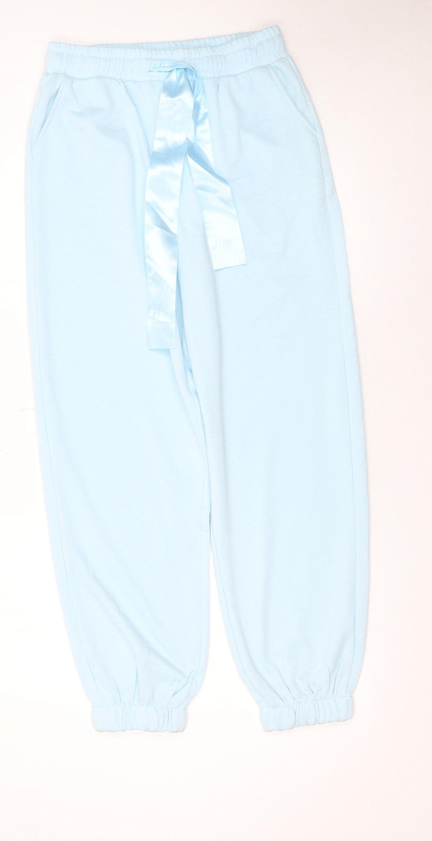 Wanderdoll Women’s Blue Jogger Trousers Size L Polyester Drawstring