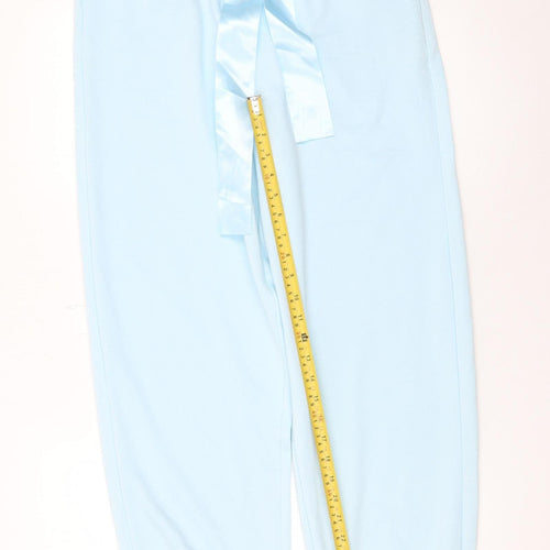 Wanderdoll Women’s Blue Jogger Trousers Size L Polyester Drawstring