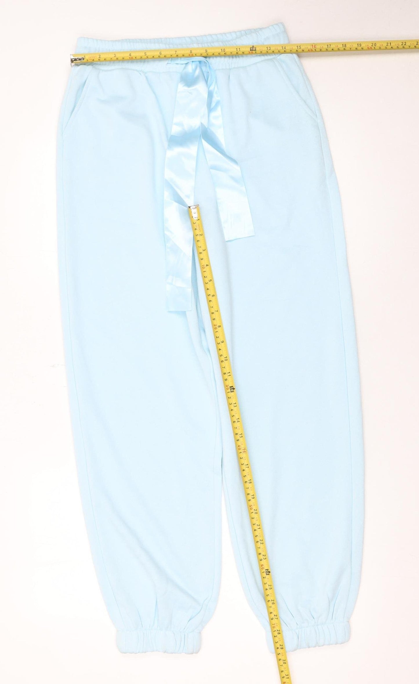 Wanderdoll Women’s Blue Jogger Trousers Size L Polyester Drawstring